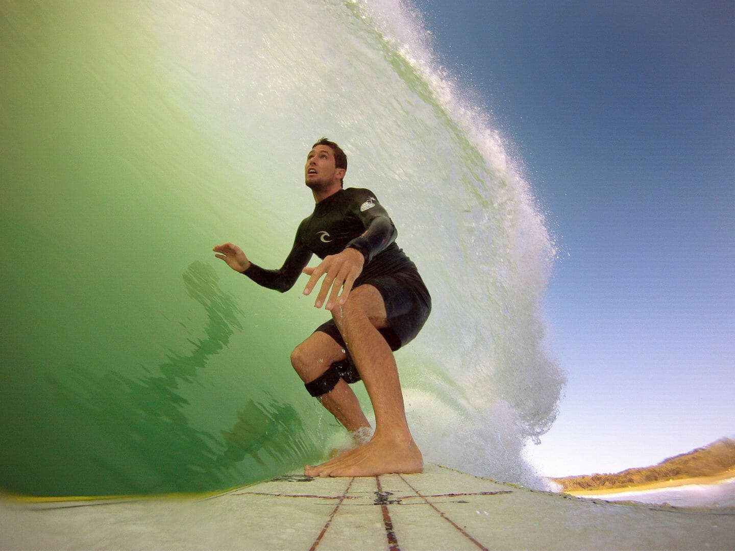 Harley Ingleby Barrel Surfing