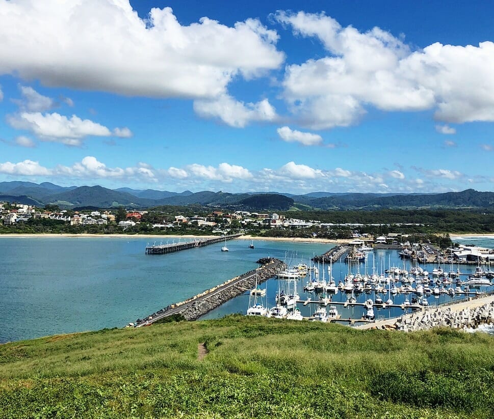 Coffs Harbour Jetty mooring boats