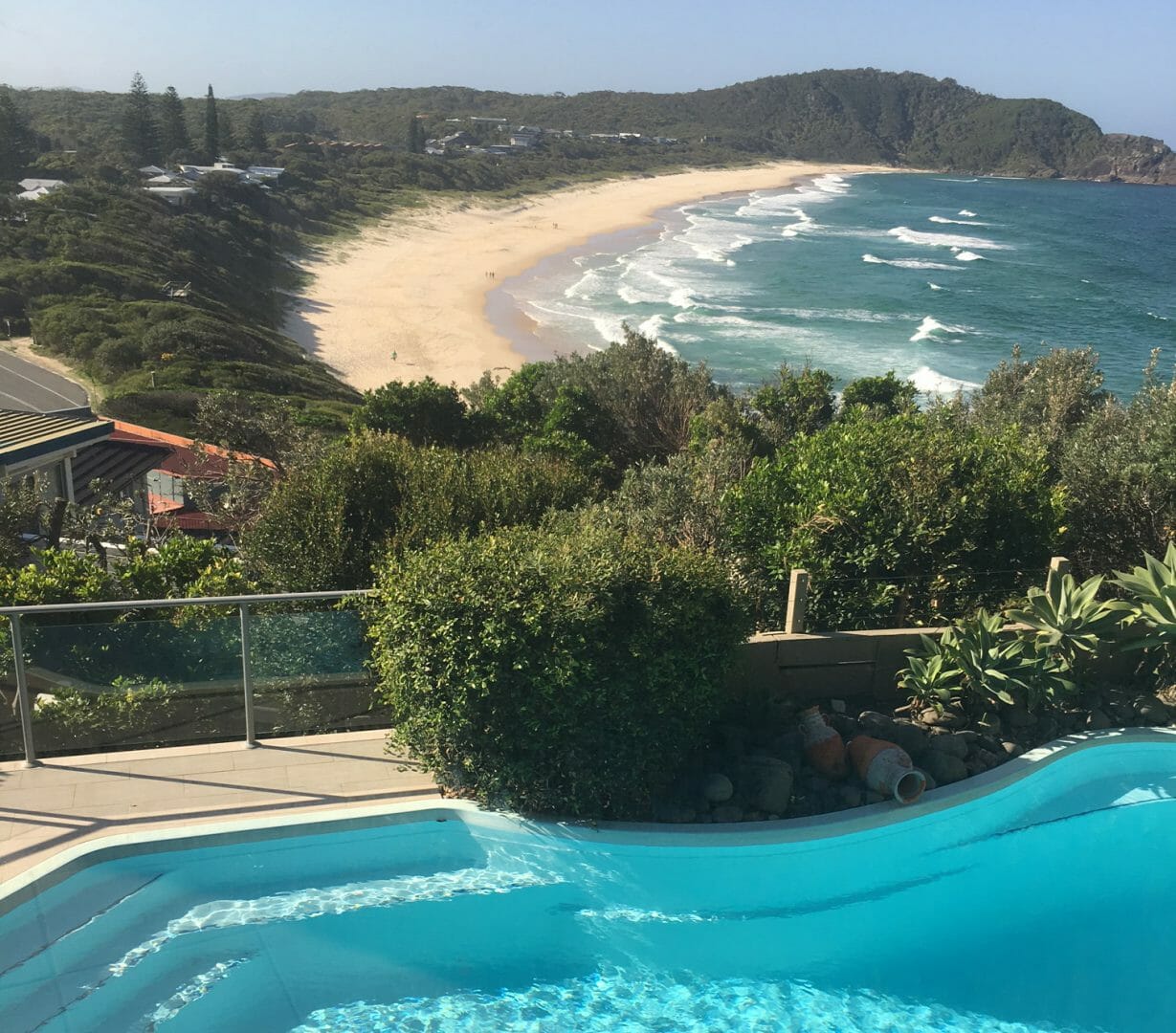 Boomerang Beach from house Pacific Palms