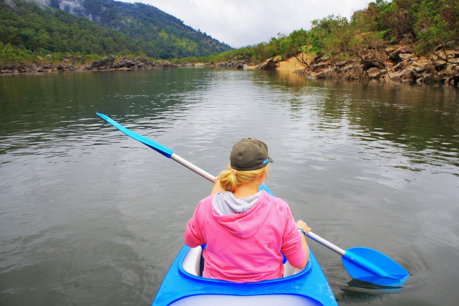 Canoeing on the Clarence River