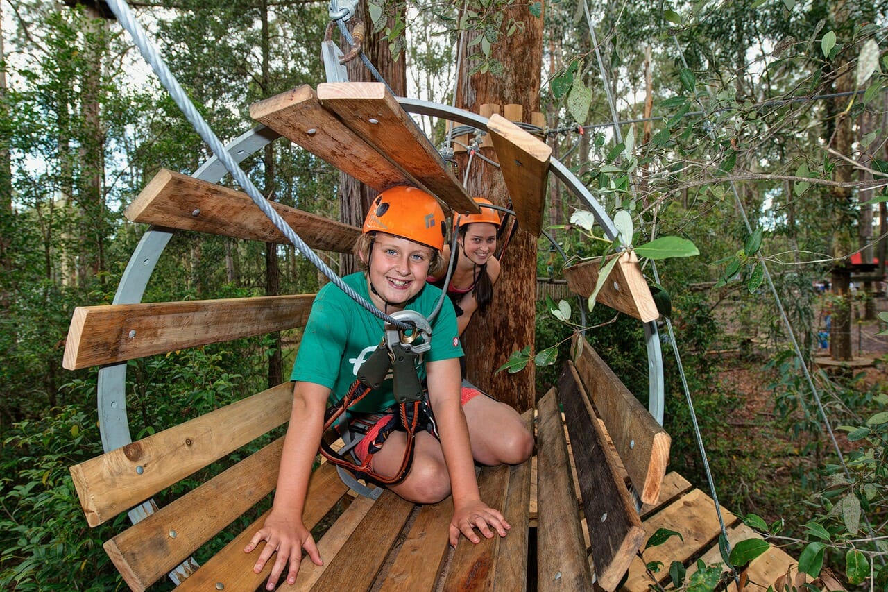 TreeTop kid on the course