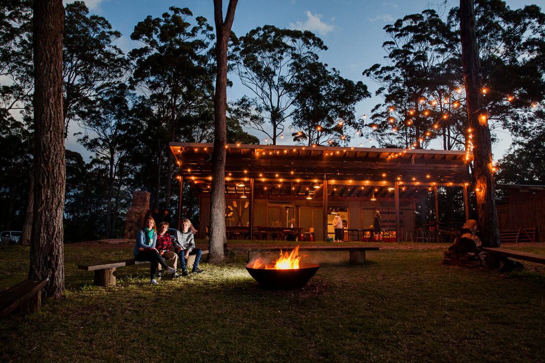 New outdoor dining area Sea Eagle Point