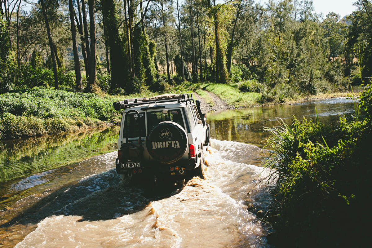 Drifta 4wd crossing a ford