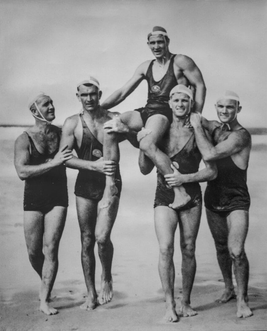 vintage photo of Surf Life Savers