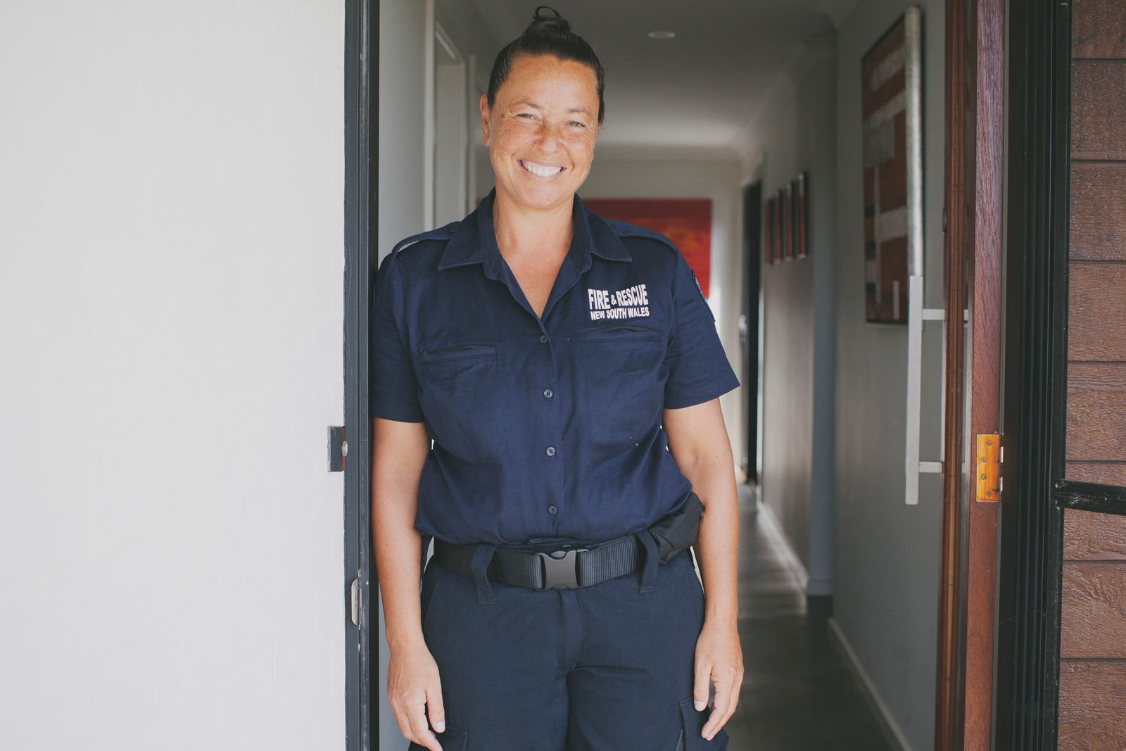 Caroline works for Fire and Rescue NSW