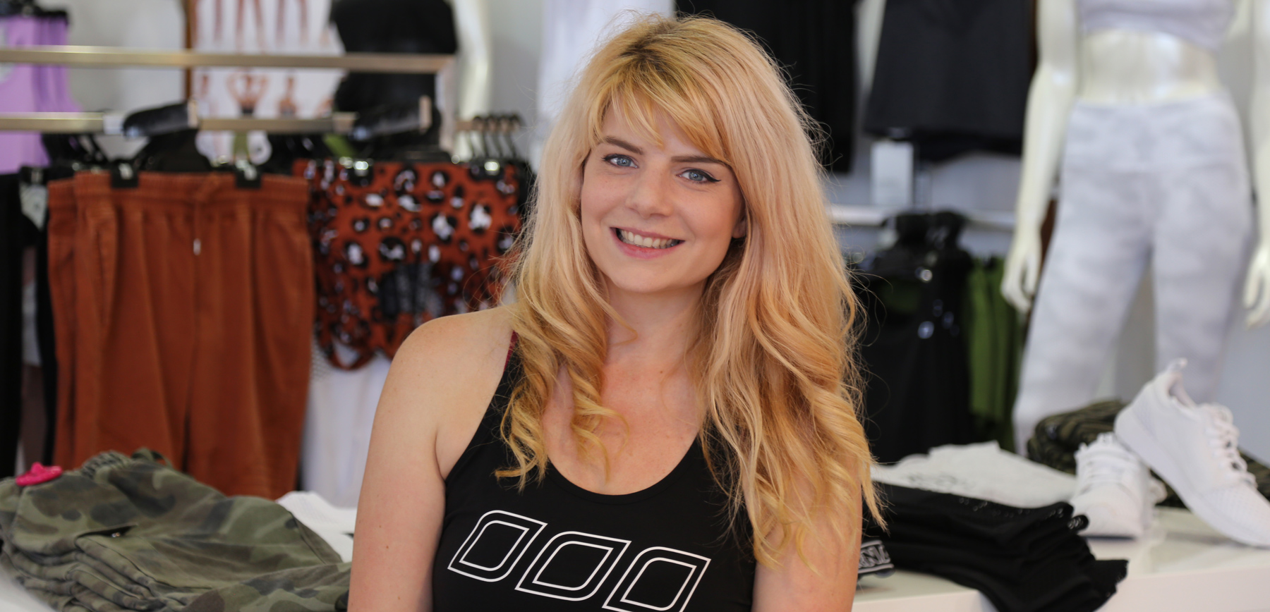Suannah Wellham manager at the Port Macquarie store
