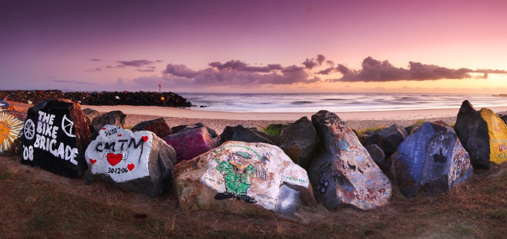 Breakwall at Port Macquarie