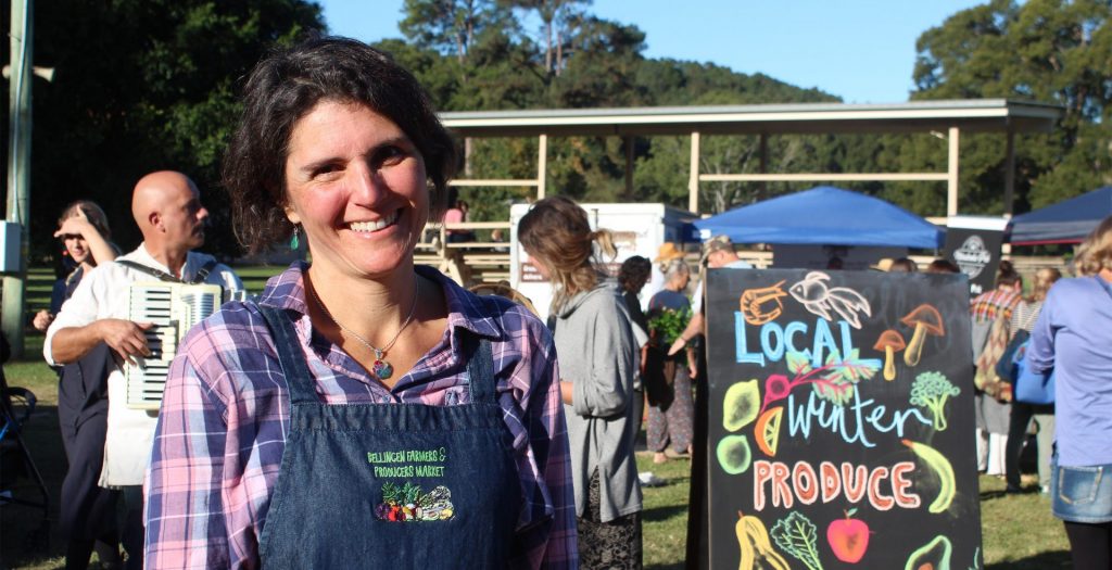 Bellingen Farmers Market Organiser Louise Hensby