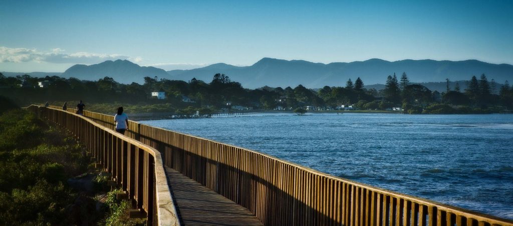 he 1km boardwalk in Urunga