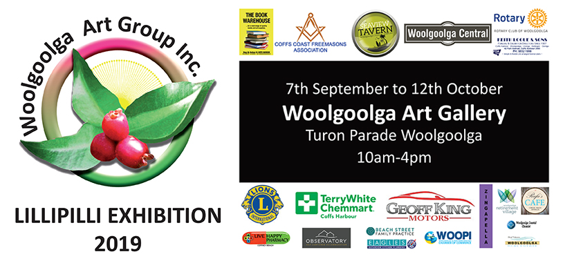 Woolgoolga Art Group Lillipilli Exhibition 2019
