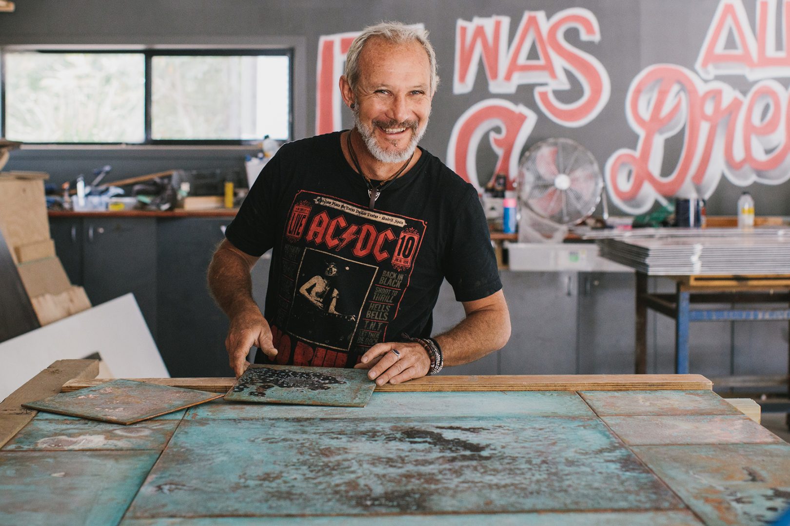 Coastbeat goes behind the scenes with Sawtell artist Jeramie Scahill