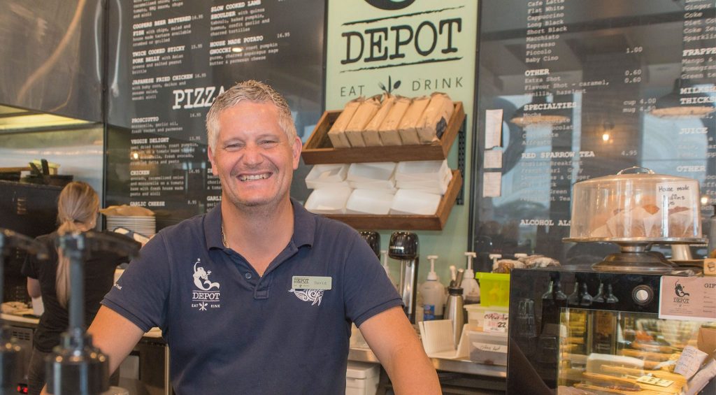 The manager of Depot Café - David Cini