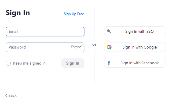 ways to sign in