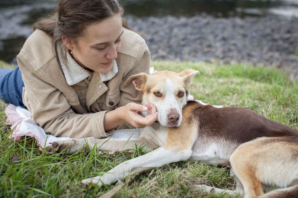 Georgia and her dog