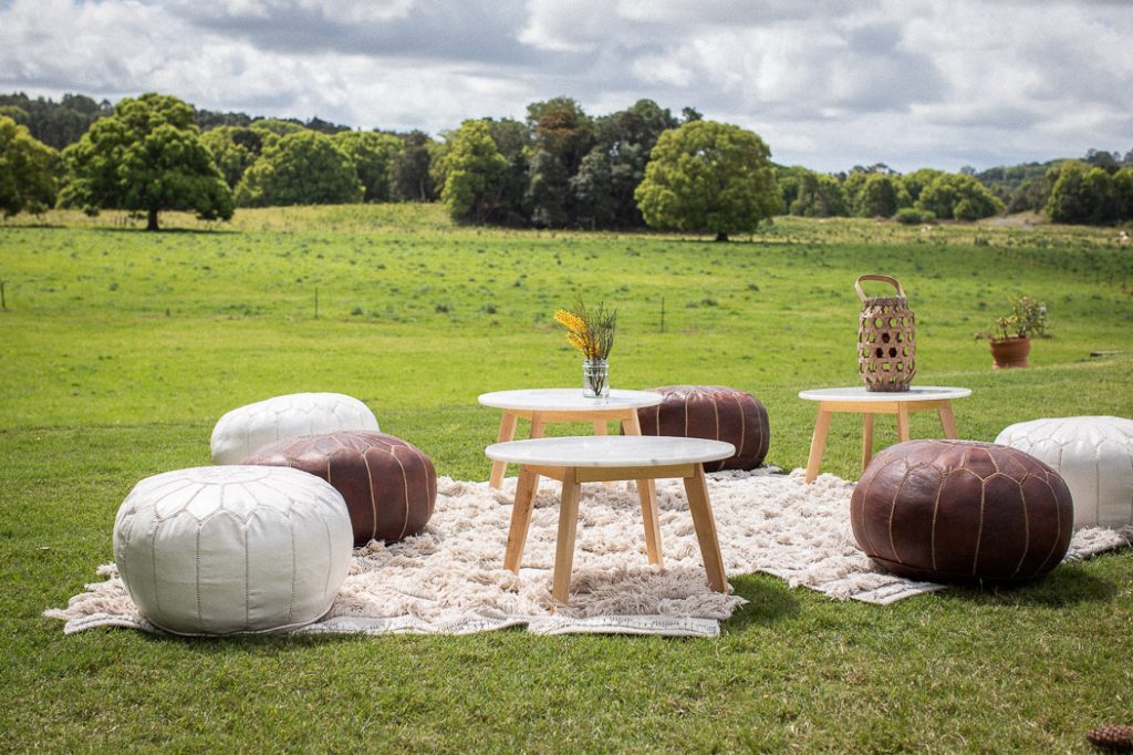 Outdoor seating at Frida's Field by Elize Strydom