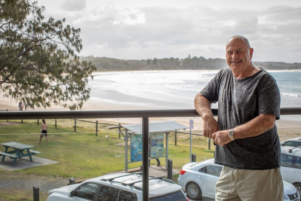 Woolgoolga Surf Life Saving Club President, Les Pepper