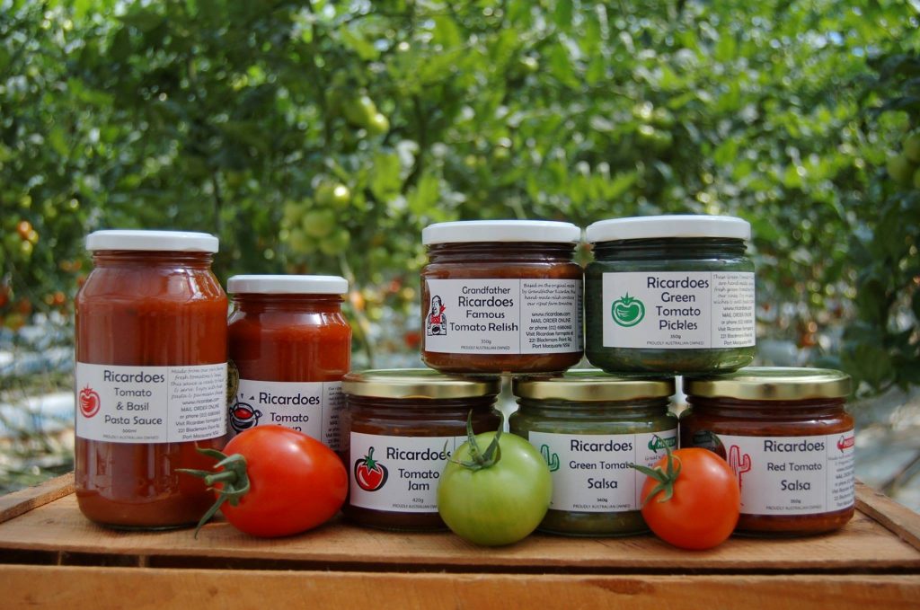 Ricardoes Tomatoes and Strawberries Products