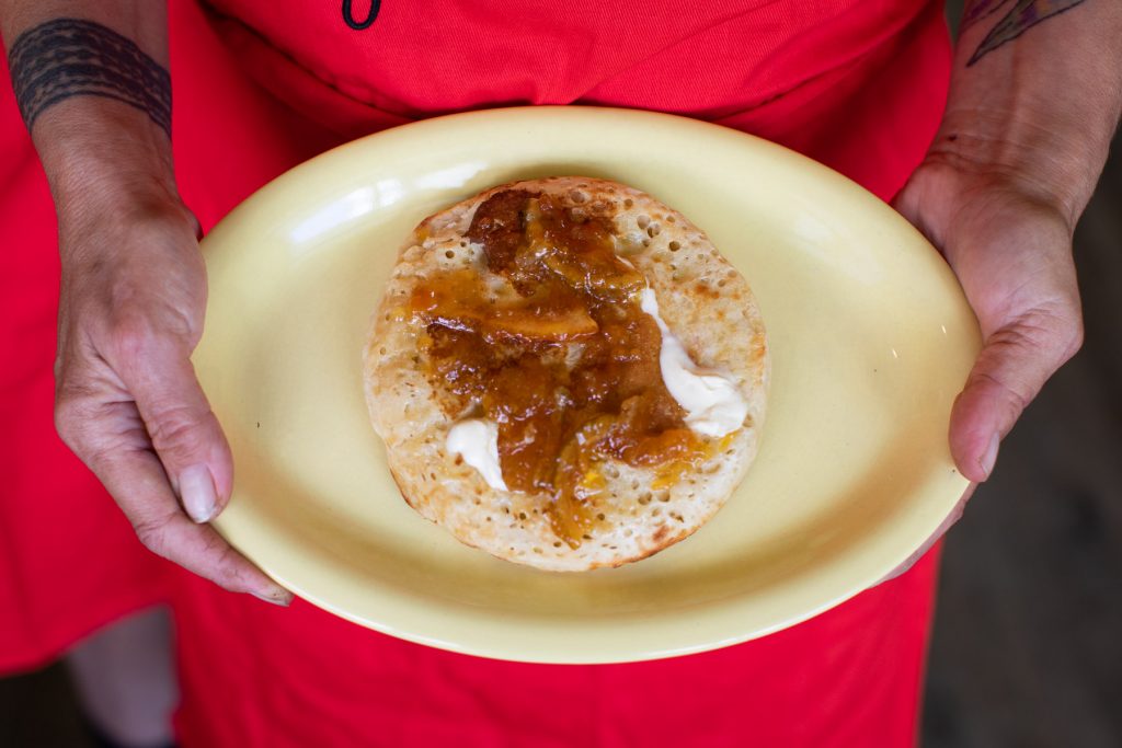 Crumpet Humongous at Fork Knows Plant Based Eatery 