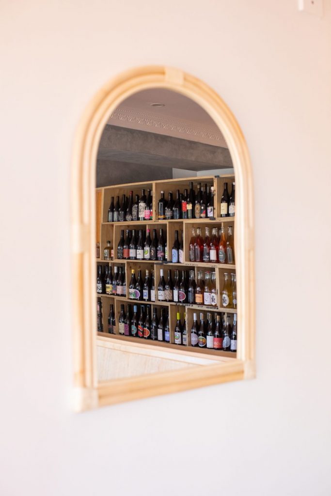 Reflection of SLO Vino & natural wine selection