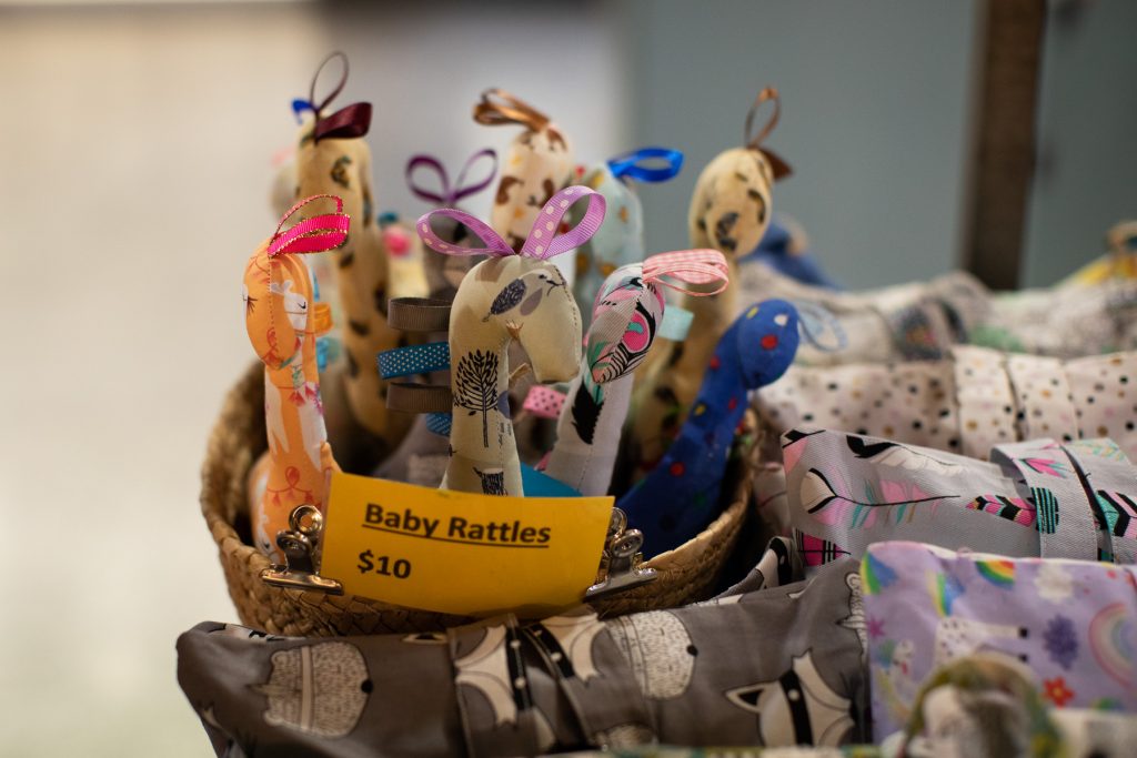 Rattles by NelRob Designs at Coffs Central 