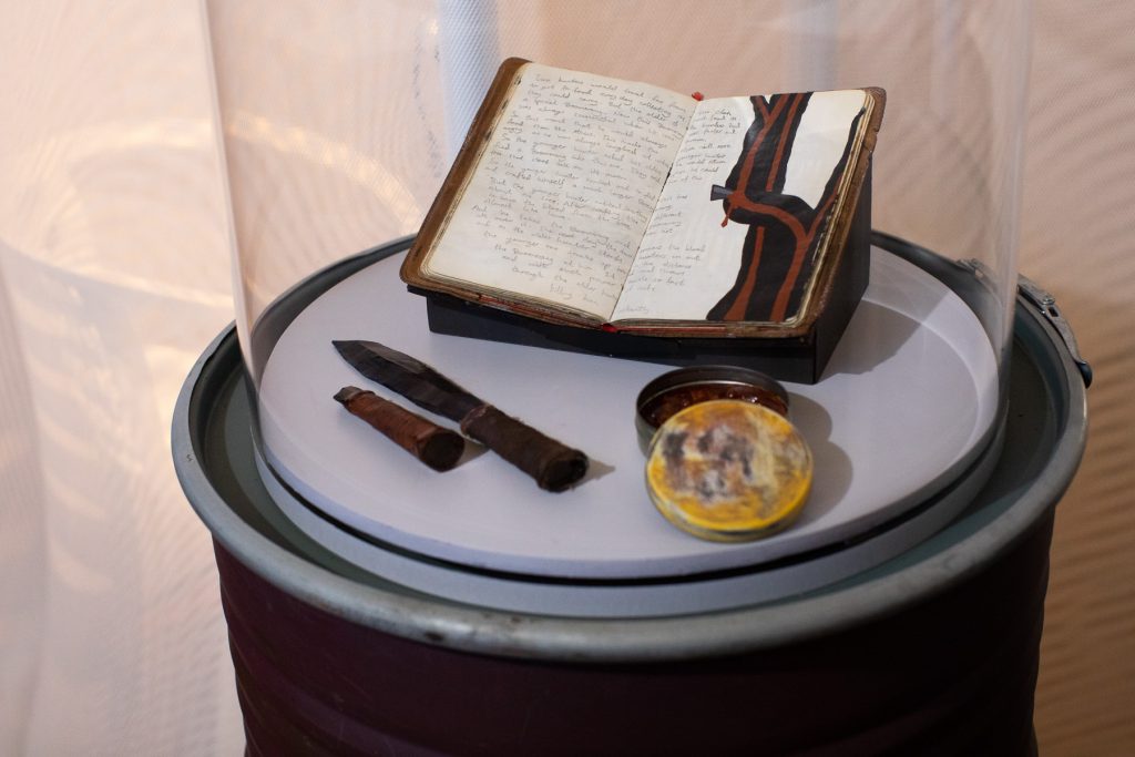 Props from the Cleverman exhibition