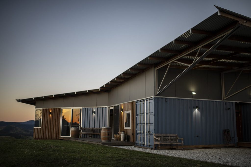 A shipping container home 