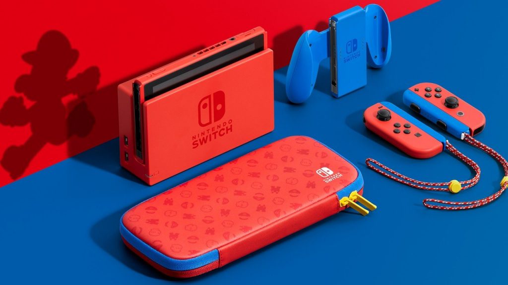 Red Nintendo Switch Console