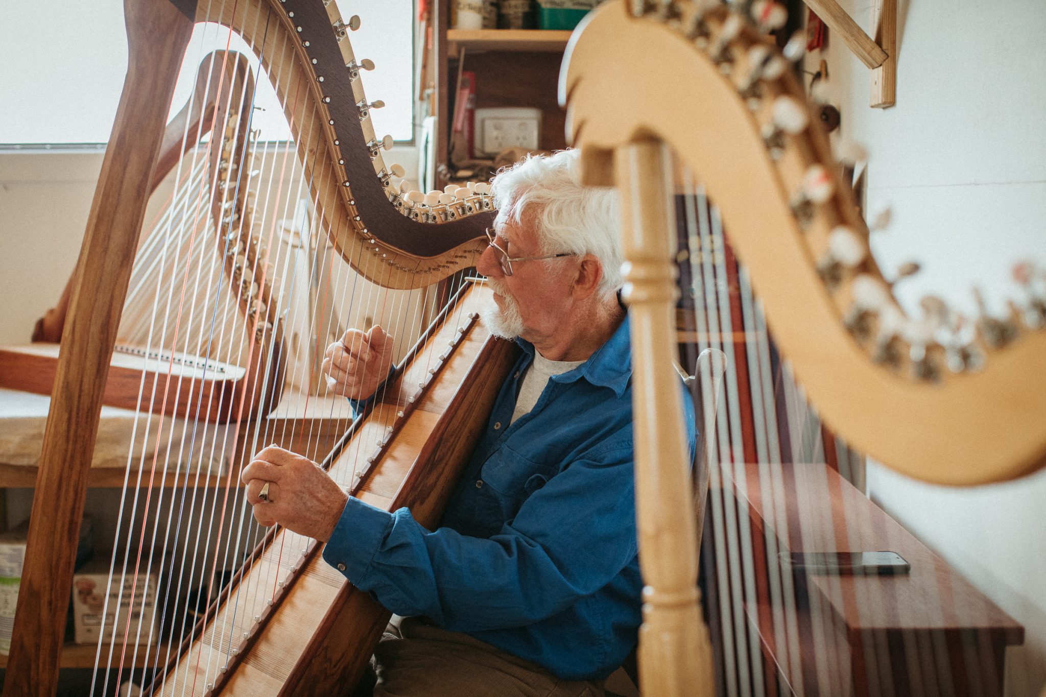 Cb Local: Meet a Harp Maker
