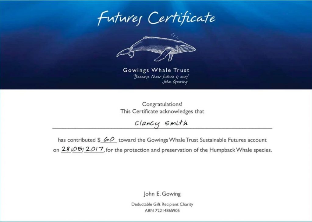 GWT Futures Certificate