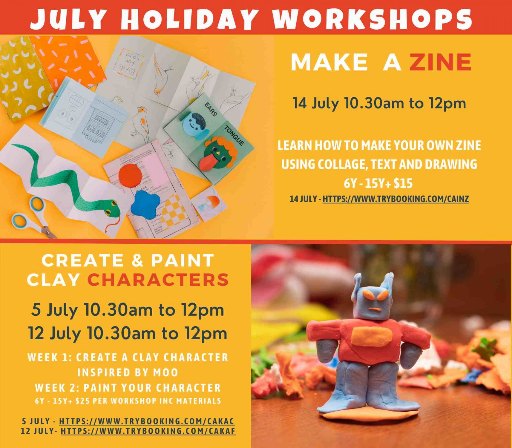 Create and Paint Clay Characters