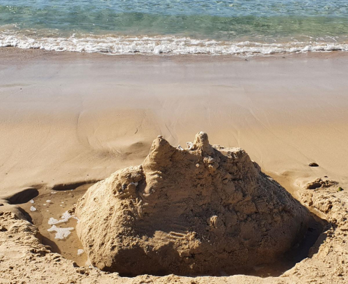 Smiling sandcastle | M. from Pacific Palms