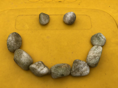 Recycled rocks smile | C. from Port Macquarie